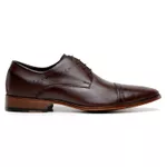 Sapato Social Derby Giacomo Tabaco