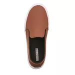 Tênis Slip On Marrom Feminino Dhaffy 