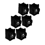 Kit 3 Pares de Caneleira de Peso Para Perna de 2kg 3kg 5kg Preto Reforçada