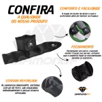 Kit 3 Pares de Caneleira de Peso Para Perna de 2kg 3kg 5kg Preto Reforçada