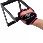 Par de Luva de Proteção Academia para Musculação Neon Treino Fitness Palma Inteira Para Cross Unissex Rosa