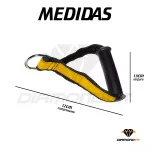 Suporte Sumô para Agachamento Com Manoplas Amarelo