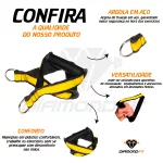 Suporte Sumô para Agachamento Com Manoplas Amarelo