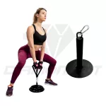Suporte Sumô para Agachamento Com Manoplas Amarelo