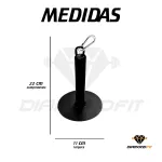 Suporte Sumô para Agachamento Com Manoplas Amarelo