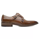 Sapato Monk Strap Ragusa Caramelo