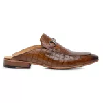 Slipper Mule Horsebit Tan