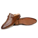 Slipper Mule Horsebit Tan
