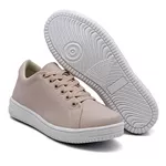 Tênis Casual Branco Siena Dk Shoes Rosê