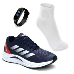 Tênis Masculino Esportivo Para Malhar Lançamento + Relógio + Meia 