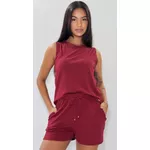 Baby doll com malha suede canelada liso