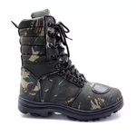 Coturno Militar Bota Tática Zíper Lughato 1907 Camuflado