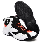 Tênis Basquete Tamanho Grande 45 ao 48 Six 36080 Preto/Laranja