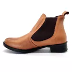 Bota Feminina Chelsea Camel Couro 2026 Camel