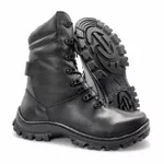 Coturno Militar Preto Operacional De Couro Bope 501 Preto Preto