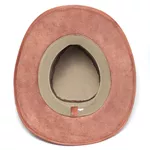 Chapéu Country de Couro Cowboy Rodeio Americano Pinhao