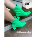Bota lycra verde neon