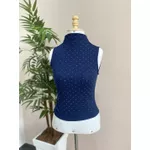 Blusa Canelada Shine - Marinho