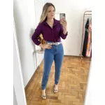 Calça Jeans Cigarrete Lavínia
