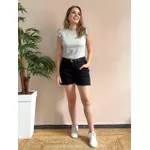 Shorts Jeans Preto