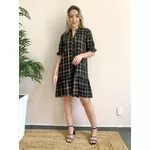 Vestido Chemise Xadrez