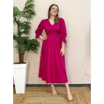 Vestido Julia Midi - Rosa