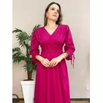 Vestido Julia Midi - Rosa