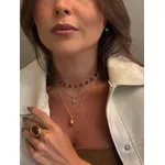 CONJUNTO TRÊS COLARES BOHO BANHADO A OURO