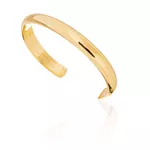 BRACELETE TUBO LISO GR BANHADO A OURO