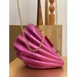 CLUTCH CONCHA FUCSIA 