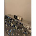 CLUTCH MARTELADA PRATEADA