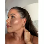 BRINCO EAR HOOK LISO FINO BANHADO A OURO