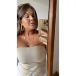 COLAR FITA LONGO BANHADO A OURO 