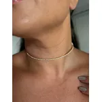 ARO CRAVEJADO BANHADO A OURO