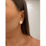 BRINCO CHAPINHA ORGANIC P BANHADO A OURO