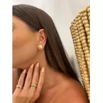 BRINCO CHAPINHA ORGANIC P BANHADO A OURO