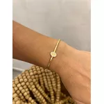 PULSEIRA CANUTILHOS E NOSSA SENHORA DAS GRAÇAS BANHADA A OURO