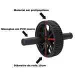Roda Treinar Abdominal Verde - Ref: RODA