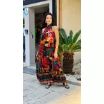 VESTIDO ESTAMPADO LUCIA ESCURO