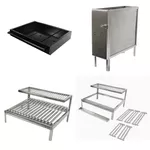 Kit Grillex Braseiro Ac e Firebox 2000 Pro Inox Com Parrilla 5 Inox - Giragrill