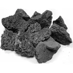 Pedra Vulcânica Preta Para Lareira Ou Churrasqueira Pacote 5kg
