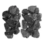Pedra Vulcânica Preta Para Lareira Ou Churrasqueira Pacote 5kg