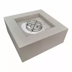 Lareira Fire Pit Á Gás Para Área Externa Tenerife Cinza Claro - K3 Imports