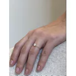Anel Solitário em Ouro 18K 750 Com Pedra
