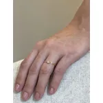Anel Solitário Ouro 18K Com Pedra