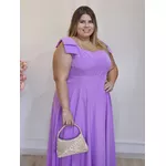 VESTIDO ALFAIATARIA LAÇO LAVANDA