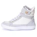 Tenis Sneaker Bawmi Cano Alto Feminino Branco