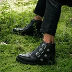 New Creeper Bico Fino Estilo Veggie Elvira Preto
