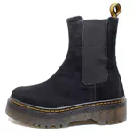 Bota Chelsea Estilo Inglês Abigail Acamurçado Preto
