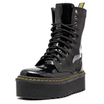 Coturno Plataforma Brienne Verniz Preto